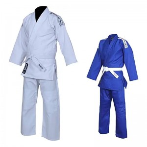 China Supplier Wholesale Premium Uniforms BJJ Kimono Bjj Gi Jiu Jitsu Gi Blue Judo Gi,
